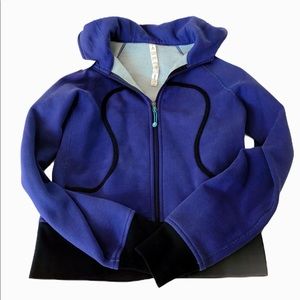 NWT lululemon Scuba Remix Purple Hoodie size 8